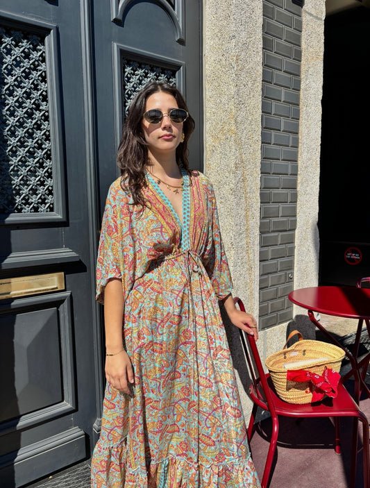 ALICE • SILK MAXI DRESS
