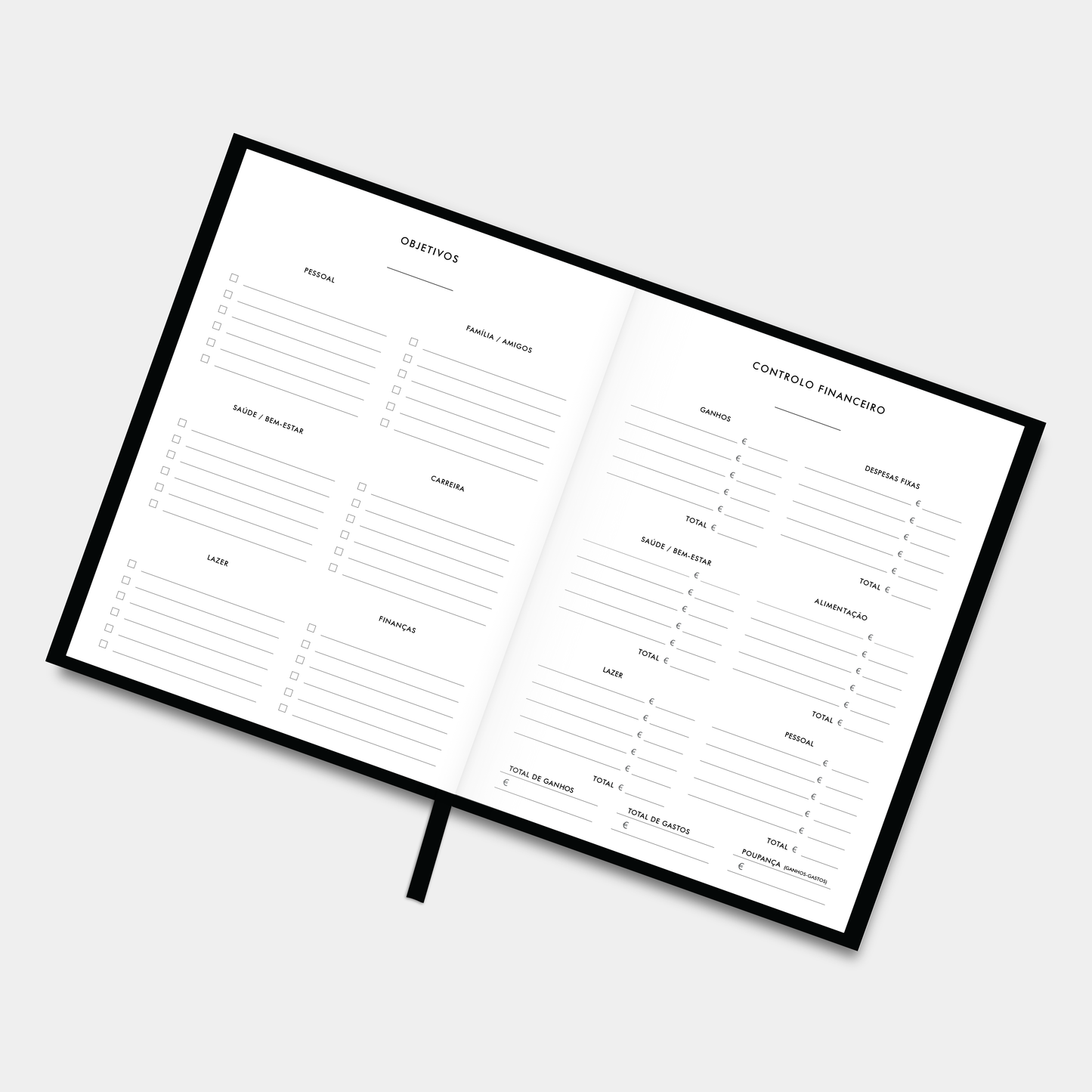 The LIFE PLANNER™ UNDATED • BLACK