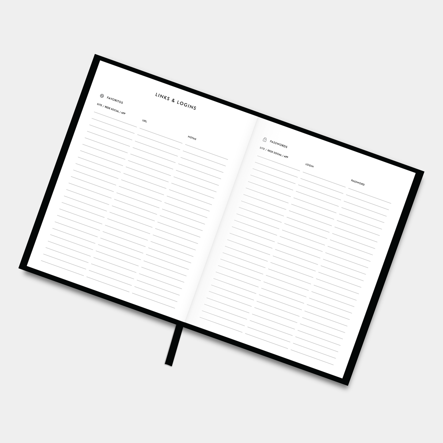 The LIFE PLANNER™ UNDATED • BLACK