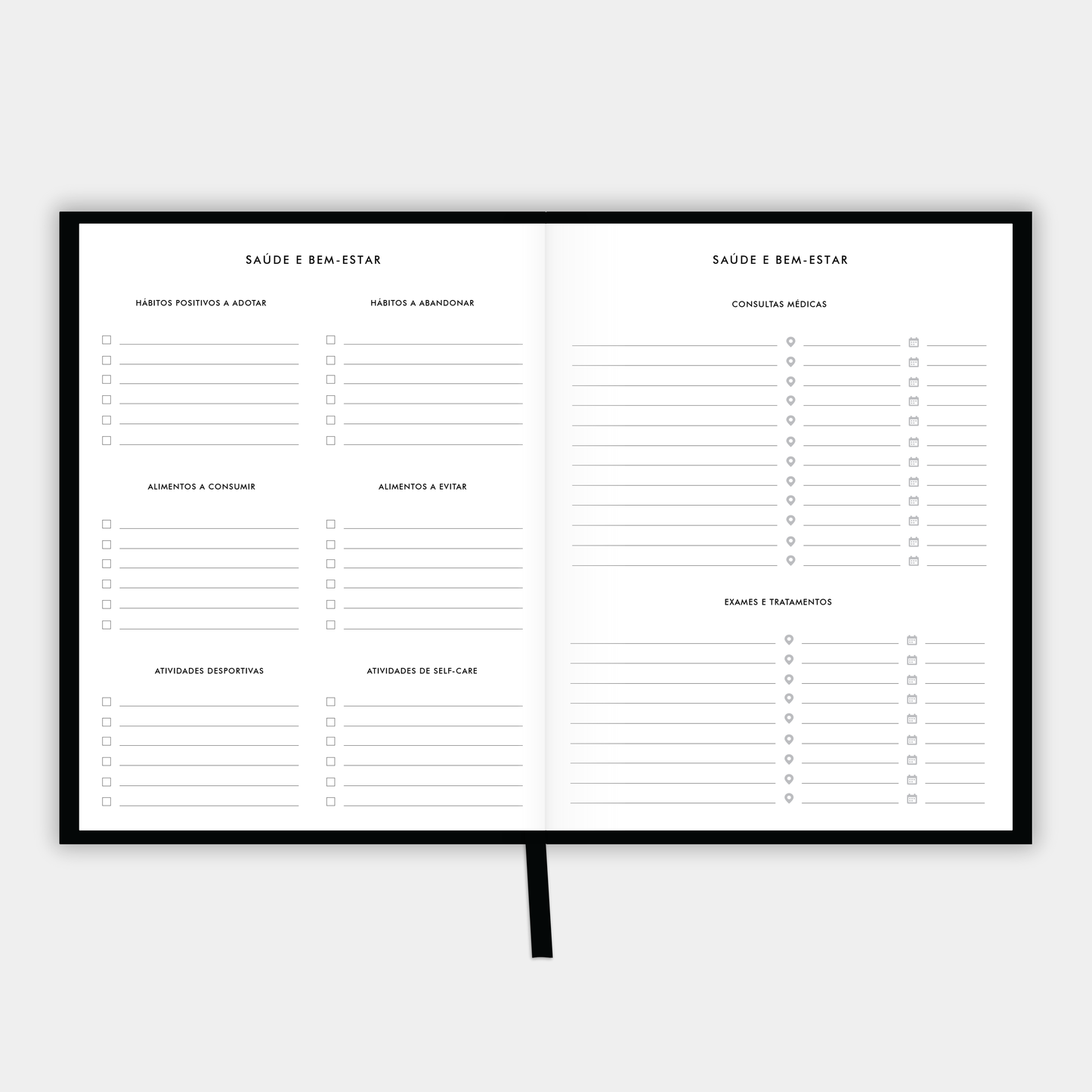 The LIFE PLANNER™ UNDATED • BLACK