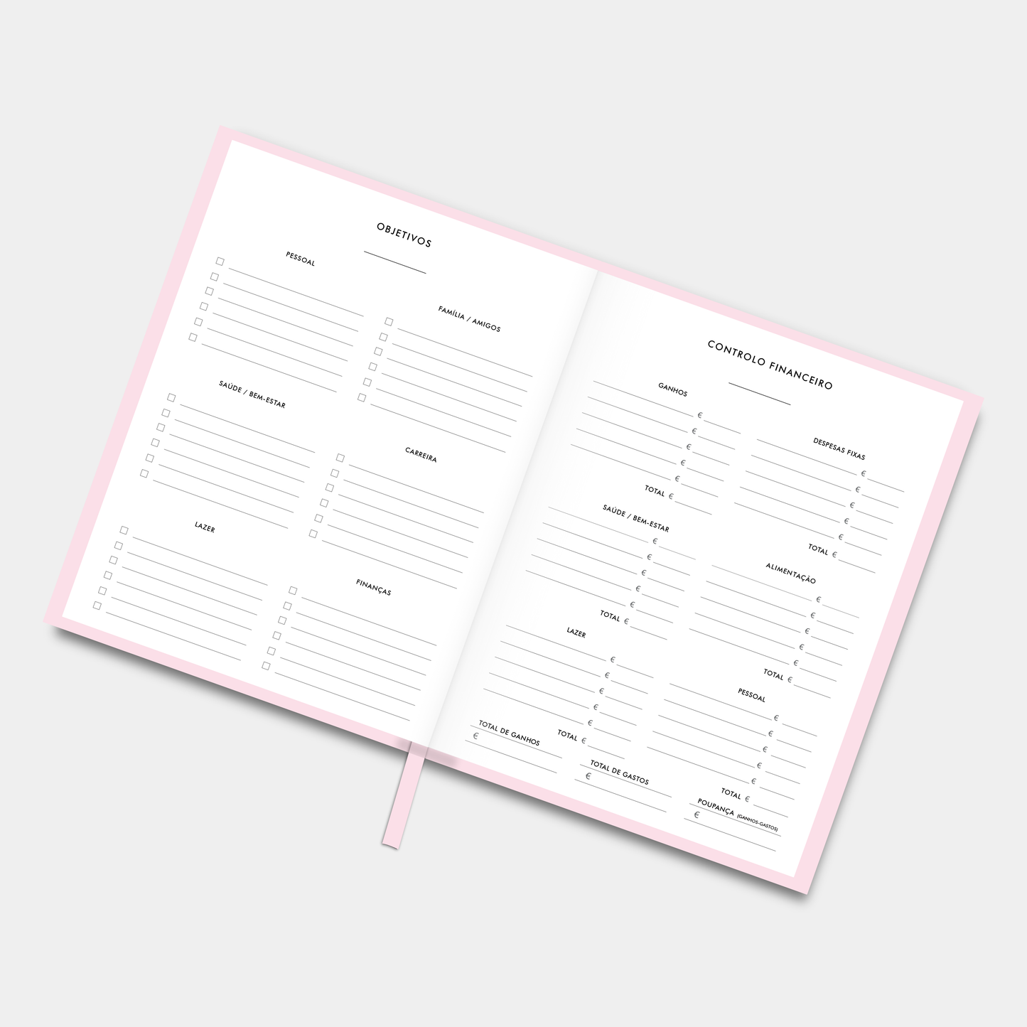 The LIFE PLANNER™ UNDATED • BLUSH PINK