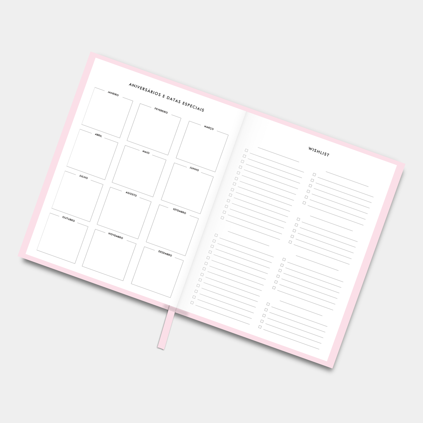 The LIFE PLANNER™ UNDATED • BLUSH PINK