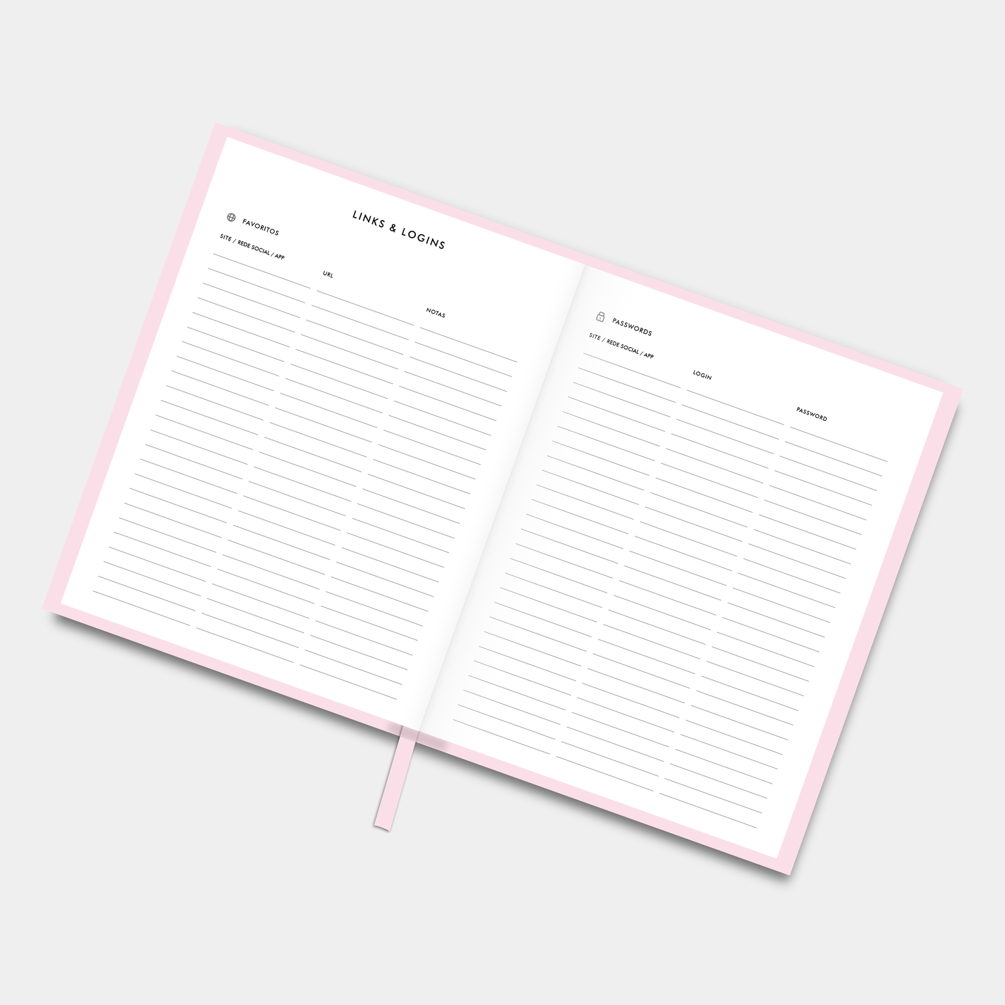 The LIFE PLANNER™ UNDATED • BLUSH PINK