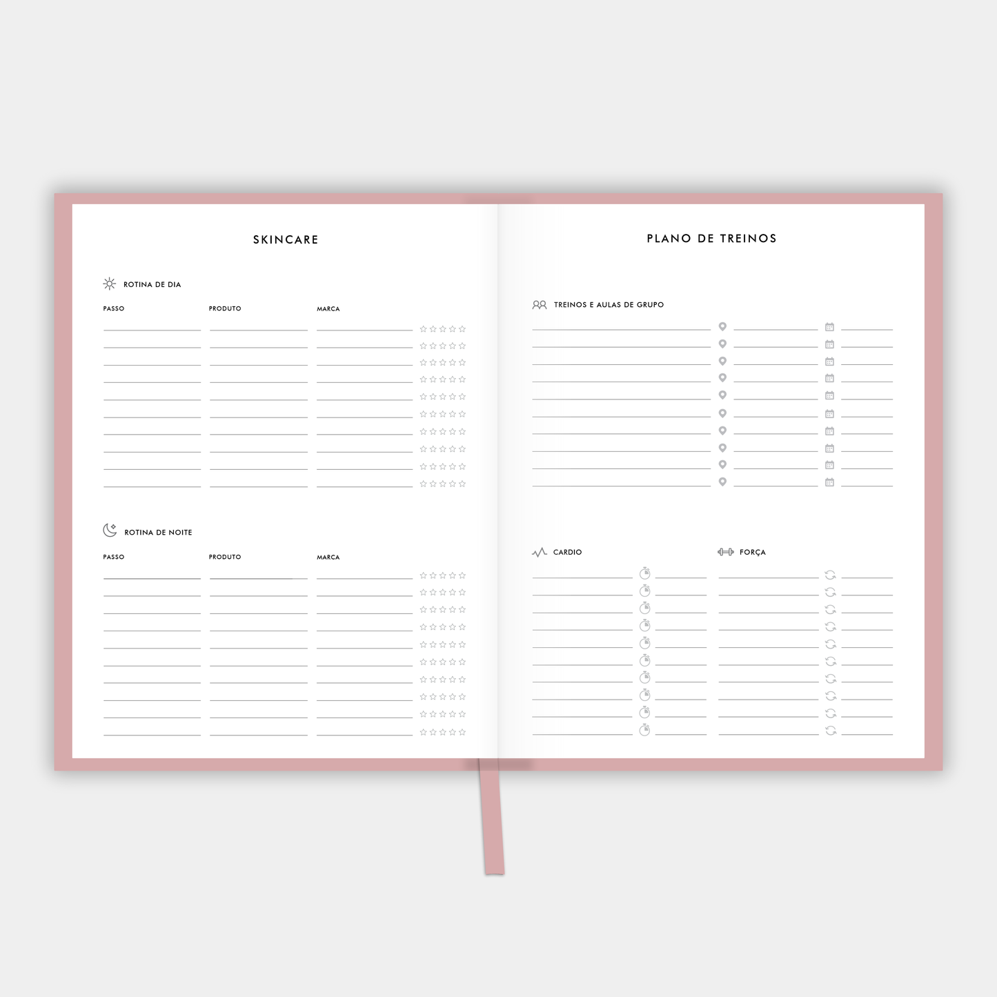 LIFE PLANNER UNDATED • ROSE QUARTZ