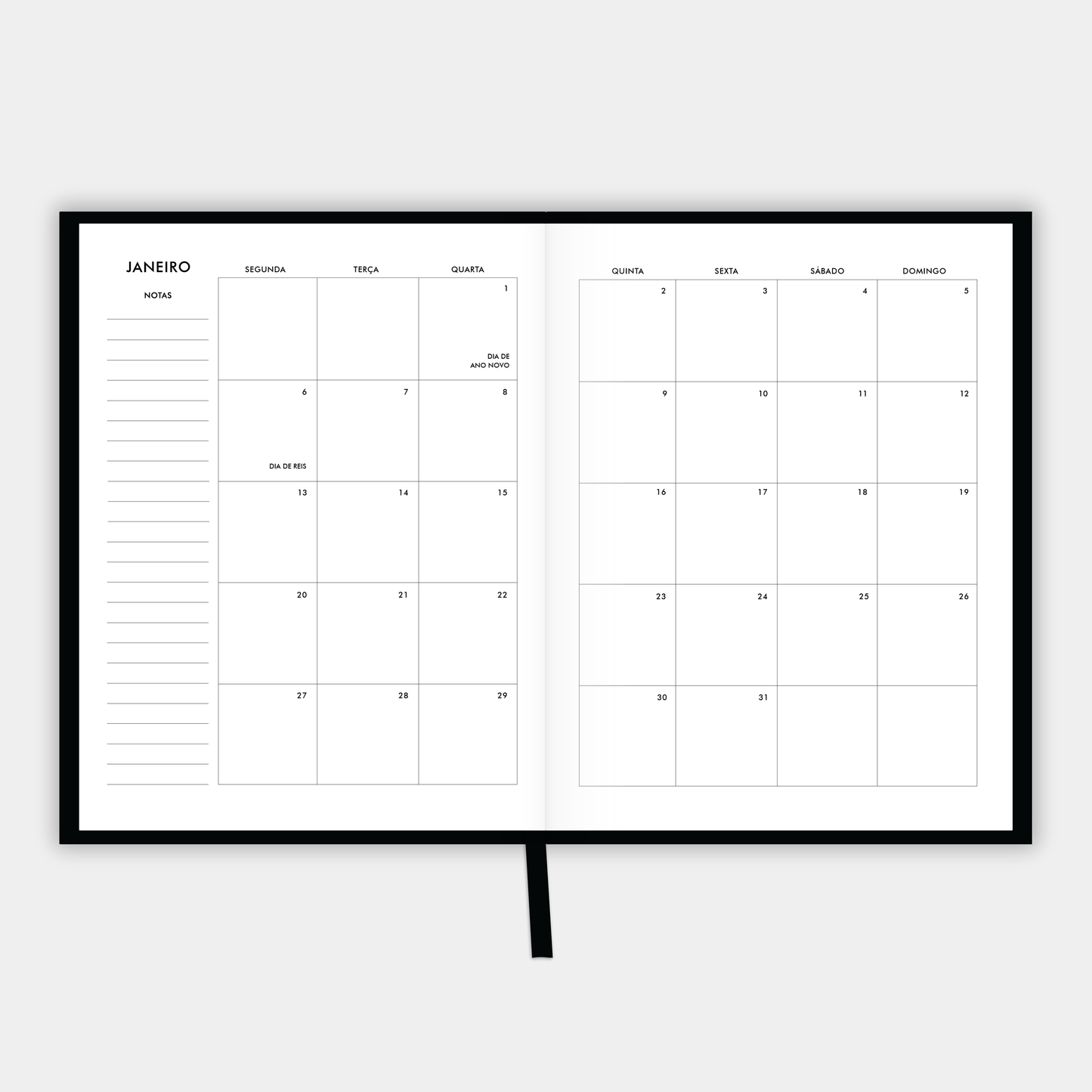 The LIFE PLANNER™ 2026 • BLACK