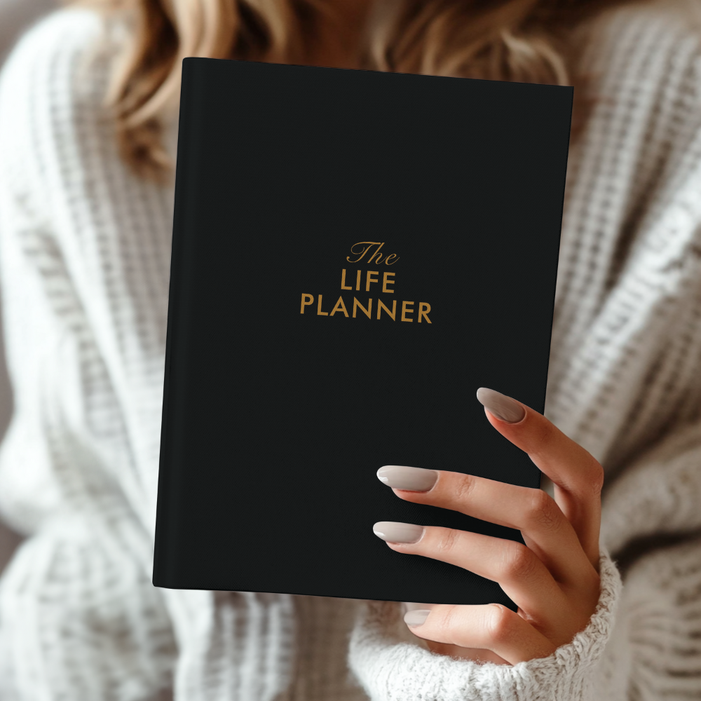 The LIFE PLANNER™ UNDATED • BLACK